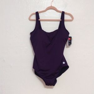 TYR Women's Purple One Piece Swimsuit